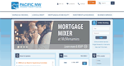 Desktop Screenshot of pnwfcu.org